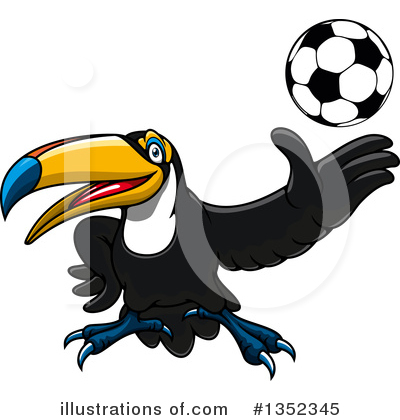 Royalty-Free (RF) Toucan Clipart Illustration by Vector Tradition SM - Stock Sample #1352345