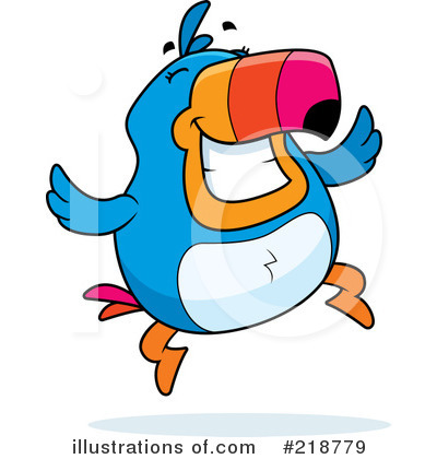 Royalty-Free (RF) Toucan Clipart Illustration by Cory Thoman - Stock Sample #218779
