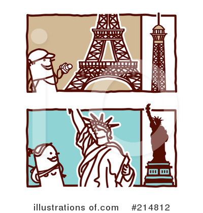 Royalty-Free (RF) Tourism Clipart Illustration by NL shop - Stock Sample #214812