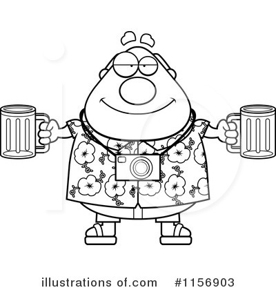 Royalty-Free (RF) Tourist Clipart Illustration by Cory Thoman - Stock Sample #1156903