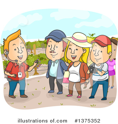 Royalty-Free (RF) Tourist Clipart Illustration by BNP Design Studio - Stock Sample #1375352