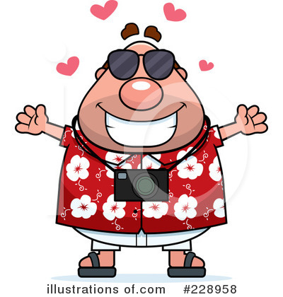 Royalty-Free (RF) Tourist Clipart Illustration by Cory Thoman - Stock Sample #228958