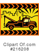 Tow Truck Clipart #216208 by patrimonio
