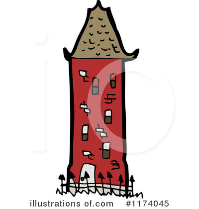 Royalty-Free (RF) Tower Clipart Illustration by lineartestpilot - Stock Sample #1174045