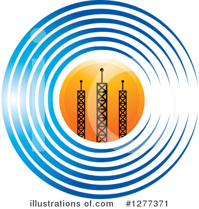 Communications Tower Clipart #1277371 by Lal Perera