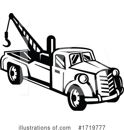 Royalty-Free (RF) Towing Clipart Illustration by patrimonio - Stock Sample #1719777