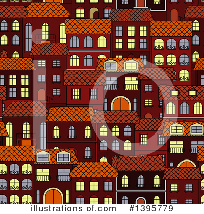 Town House Clipart #1395779 by Vector Tradition SM