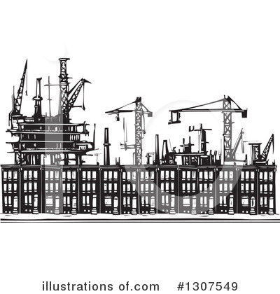 Royalty-Free (RF) Townhouse Clipart Illustration by xunantunich - Stock Sample #1307549