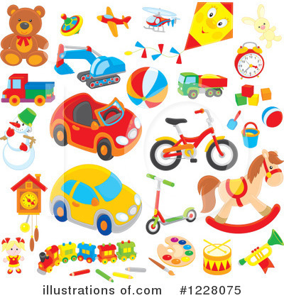 Colored Pencils Clipart #1228075 by Alex Bannykh