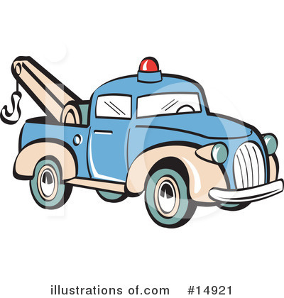 Tow Truck Clipart #14921 by Andy Nortnik