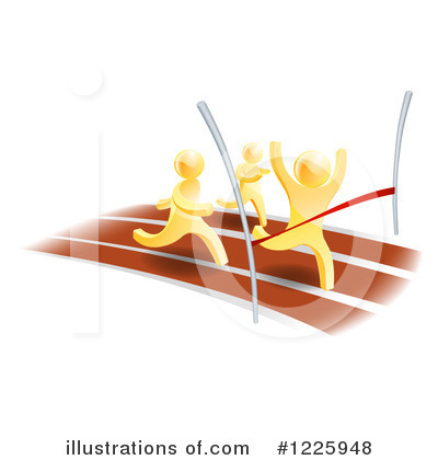 Royalty-Free (RF) Track And Field Clipart Illustration by AtStockIllustration - Stock Sample #1225948