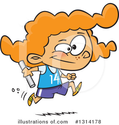 Relay Race Clipart #1314178 by toonaday