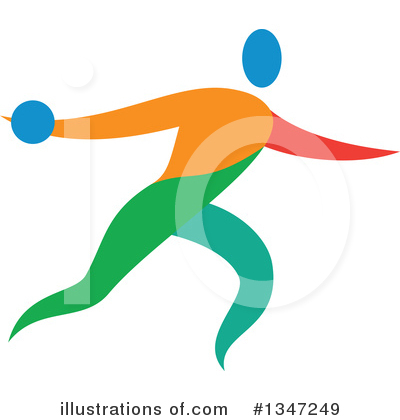 Royalty-Free (RF) Track And Field Clipart Illustration by patrimonio - Stock Sample #1347249