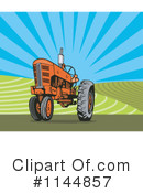 Tractor Clipart #1144857 by patrimonio