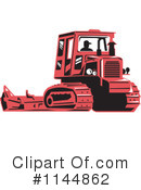 Tractor Clipart #1144862 by patrimonio