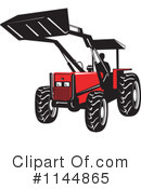 Tractor Clipart #1144865 by patrimonio