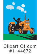 Tractor Clipart #1144872 by patrimonio
