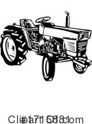 Tractor Clipart #1715881 by patrimonio