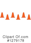 Traffic Cones Clipart #1279178 by BNP Design Studio