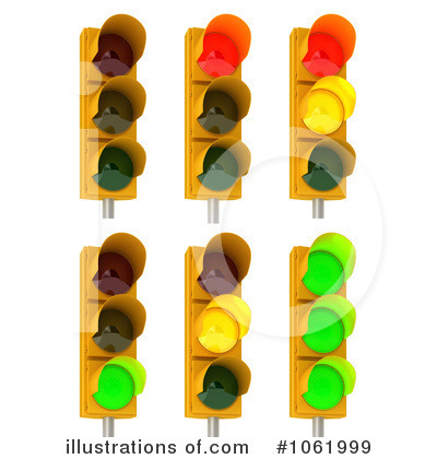 Royalty-Free (RF) Traffic Light Clipart Illustration by stockillustrations - Stock Sample #1061999