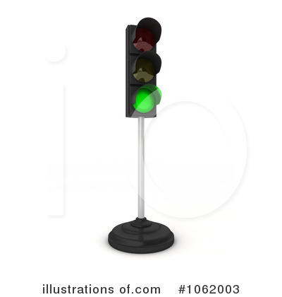Royalty-Free (RF) Traffic Light Clipart Illustration by stockillustrations - Stock Sample #1062003