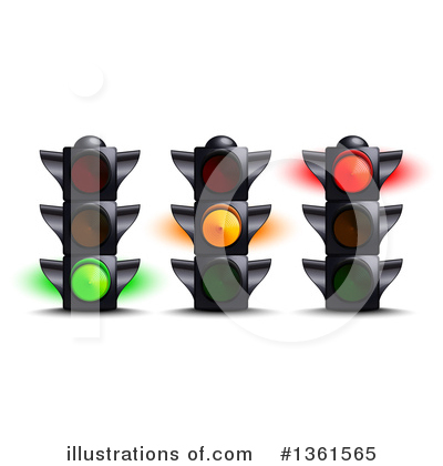 Royalty-Free (RF) Traffic Light Clipart Illustration by Oligo - Stock Sample #1361565