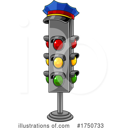 Royalty-Free (RF) Traffic Light Clipart Illustration by Hit Toon - Stock Sample #1750733