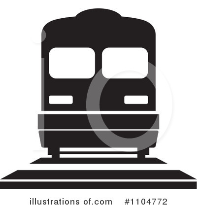 Royalty-Free (RF) Train Clipart Illustration by Lal Perera - Stock Sample #1104772