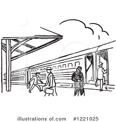 Train Station Clipart #1221025 by Picsburg