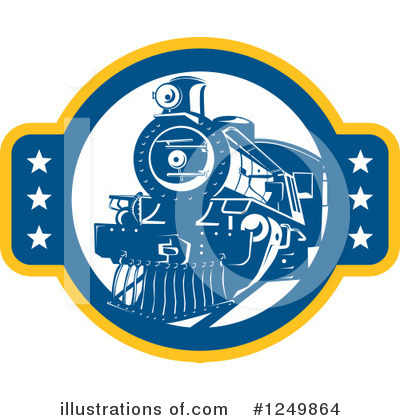 Railroad Clipart #1249864 by patrimonio