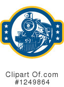 Train Clipart #1249864 by patrimonio