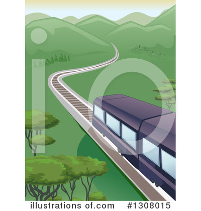 Royalty-Free (RF) Train Clipart Illustration by BNP Design Studio - Stock Sample #1308015
