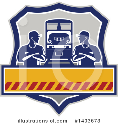 Train Engineer Clipart #1403673 by patrimonio