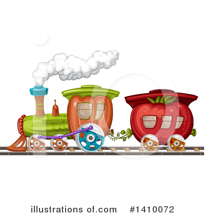 Royalty-Free (RF) Train Clipart Illustration by merlinul - Stock Sample #1410072