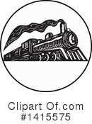 Train Clipart #1415575 by patrimonio