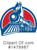 Train Clipart #1479987 by patrimonio