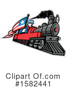 Train Clipart #1582441 by patrimonio