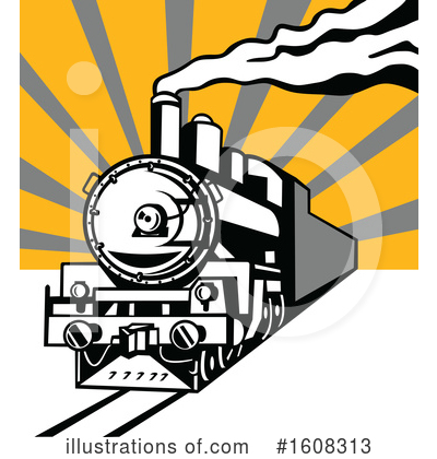 Train Clipart #1608313 by patrimonio