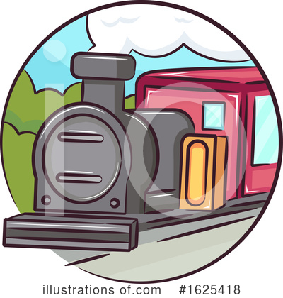 Royalty-Free (RF) Train Clipart Illustration by BNP Design Studio - Stock Sample #1625418