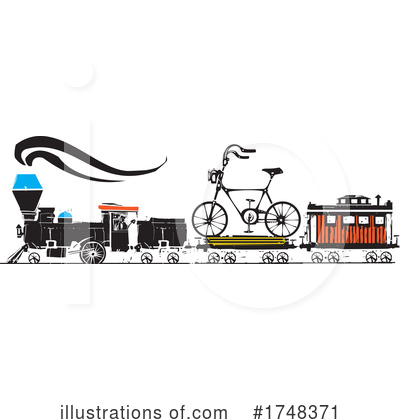 Royalty-Free (RF) Train Clipart Illustration by xunantunich - Stock Sample #1748371