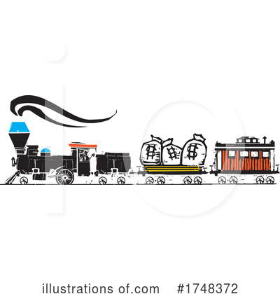 Royalty-Free (RF) Train Clipart Illustration by xunantunich - Stock Sample #1748372