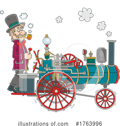 Royalty-Free (RF) Train Clipart Illustration by Alex Bannykh - Stock Sample #1763996