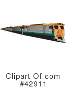 Train Clipart #42911 by Dennis Holmes Designs
