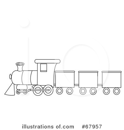 Royalty-Free (RF) Train Clipart Illustration by Pams Clipart - Stock Sample #67957