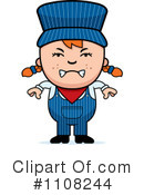Train Engineer Clipart #1108244 by Cory Thoman