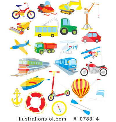 Royalty-Free (RF) Transportation Clipart Illustration by Alex Bannykh - Stock Sample #1078314
