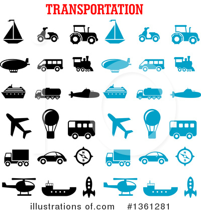 Trains Clipart #1361281 by Vector Tradition SM