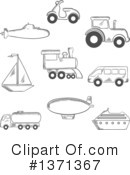 Transportation Clipart #1371367 by Vector Tradition SM