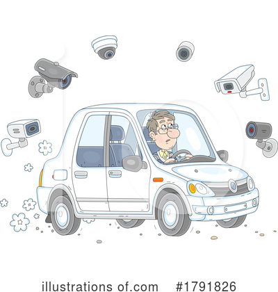 Driving Clipart #1791826 by Alex Bannykh