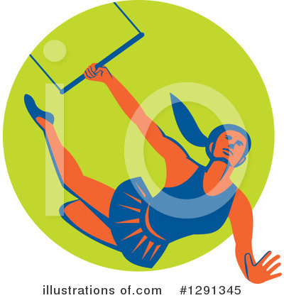 Royalty-Free (RF) Trapeze Clipart Illustration by patrimonio - Stock Sample #1291345